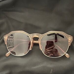 Matthew Williamson Gold and Black Sunglasses